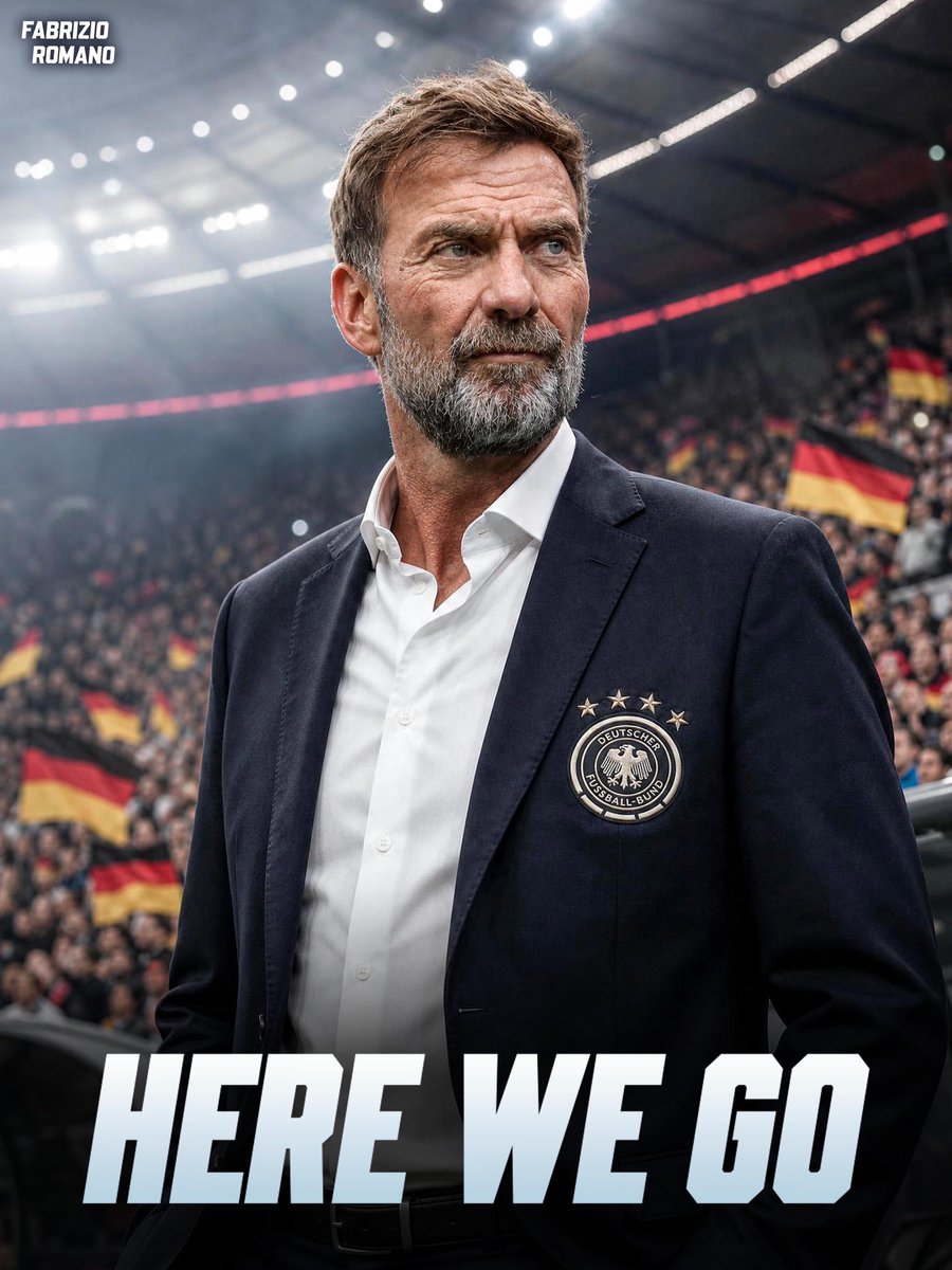 世界杯 重磅：尤尔根·克洛普出任德国国家队新任主教练，Here we go！💥