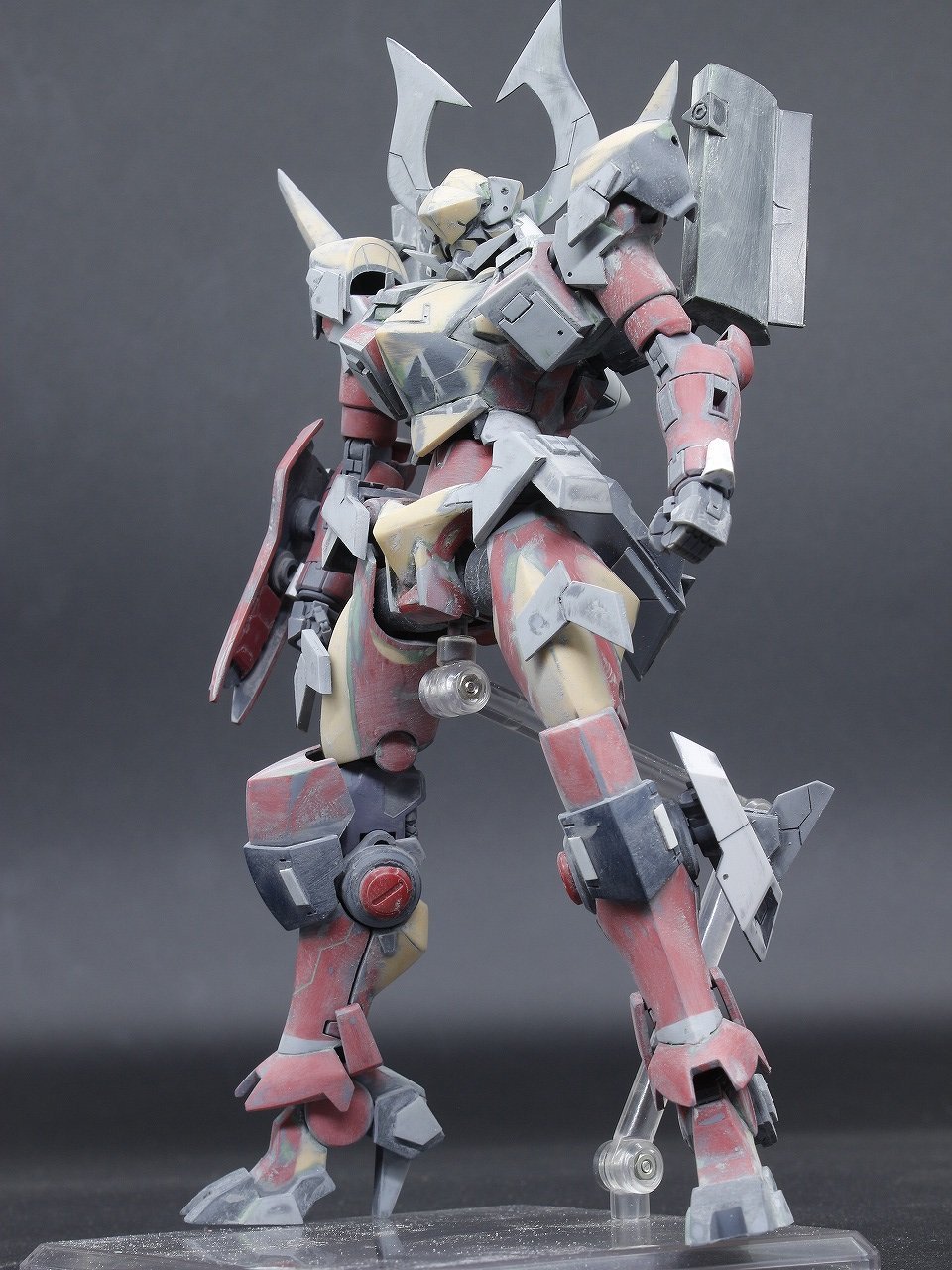 あさもけ的武士道专用先驱式制作进度，造型调整基本完成高达模型 ​​​