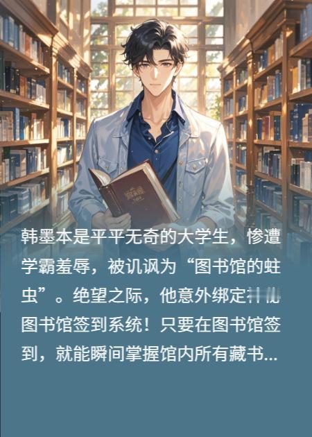 韩墨本是平平无奇的大学生，惨遭学霸羞辱，被讥讽为“图书馆的蛀虫”。绝望之际，他意