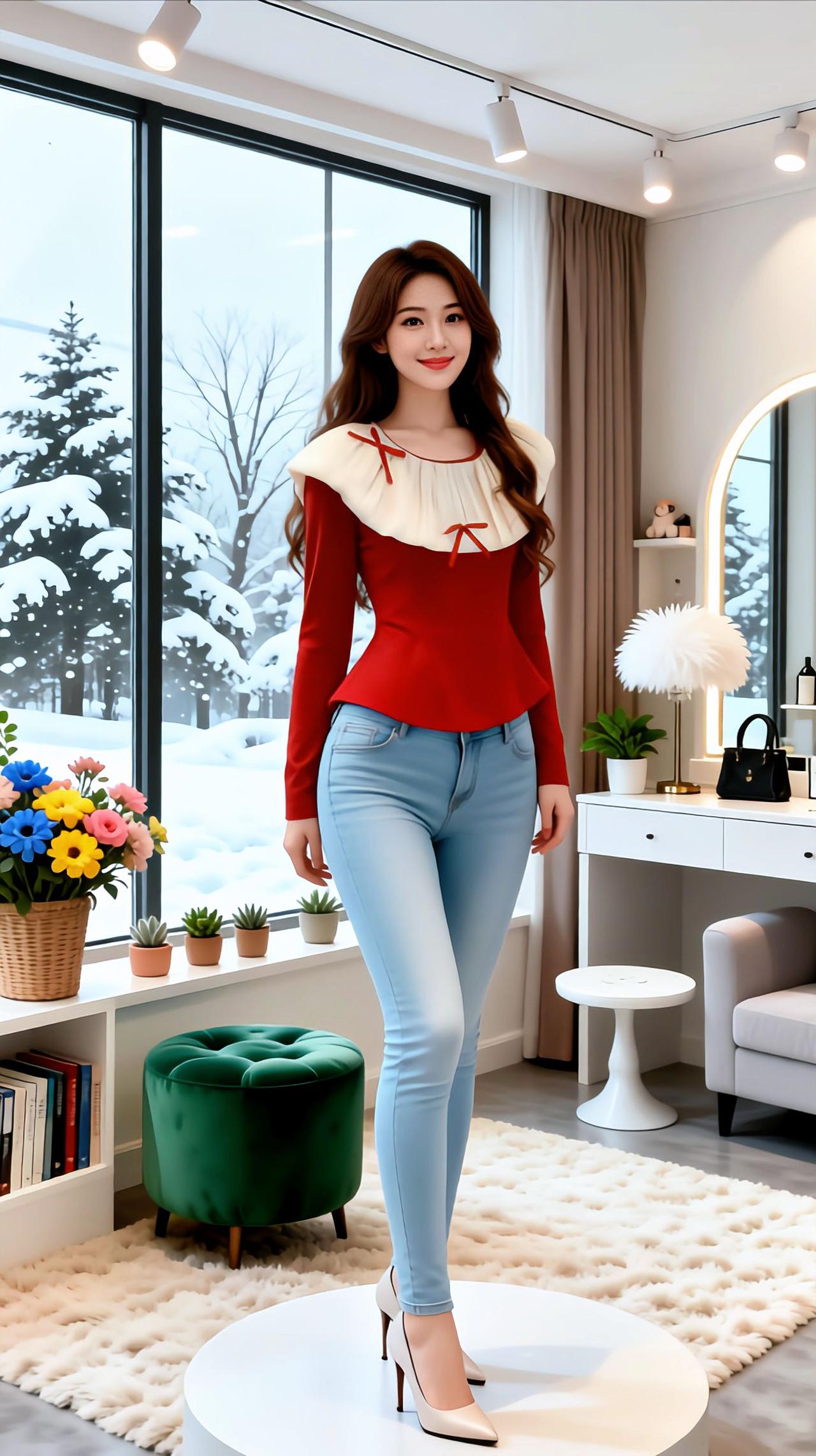 温柔气质穿搭 服装街拍 时尚街拍穿搭指南 穿出你的时尚你的感觉 抖出好身材