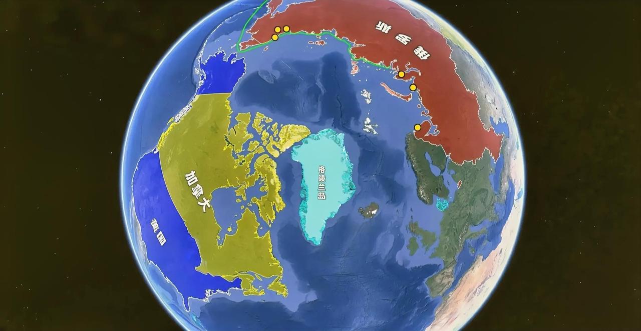 在北冰洋的上空看，格陵兰岛这片被冰雪覆盖的巨岛，正从地理边缘走向全球战略竞争的中