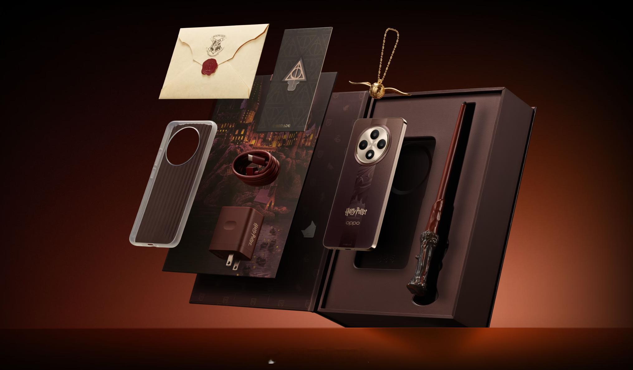 才发现OPPO也发布过哈利波特联名定制版手机