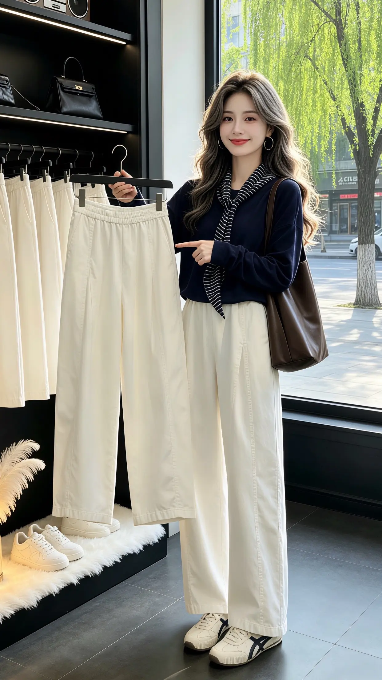 慵懒风穿搭 温柔气质通勤裤 谁穿谁好看 穿出自己的风格 夏季穿搭