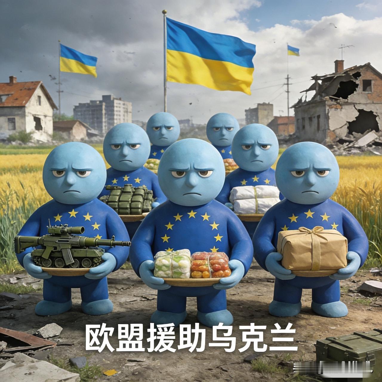 欧盟承诺向乌克兰提供900亿欧元贷款，这这也是欧盟首次向外放战争贷款。

泽连斯