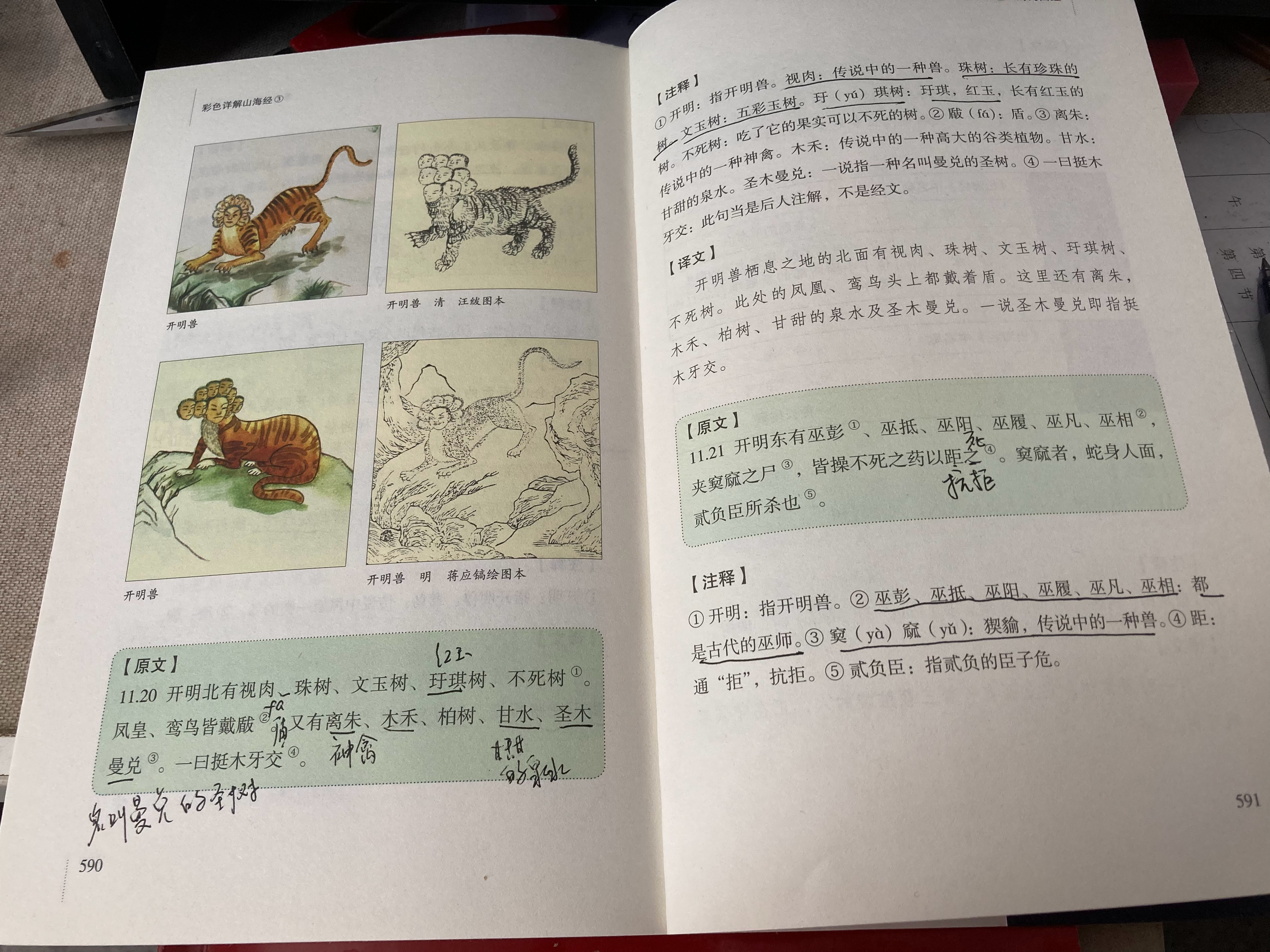 #杨紫国色芳华##特别陪伴杨紫何惟芳160天# 读书打卡151天《山海经》591