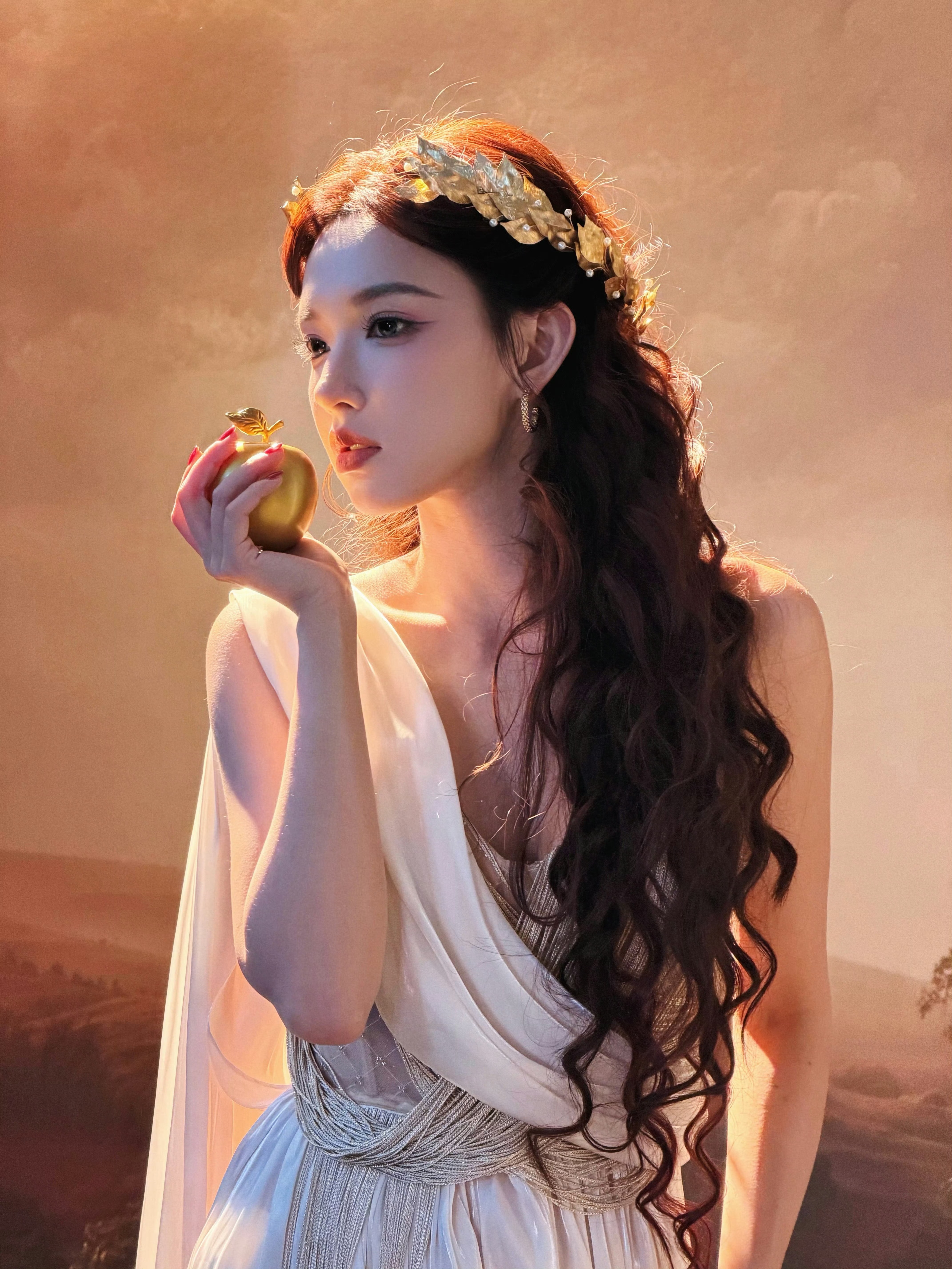 程潇复刻古希腊女神我女神来的吧 