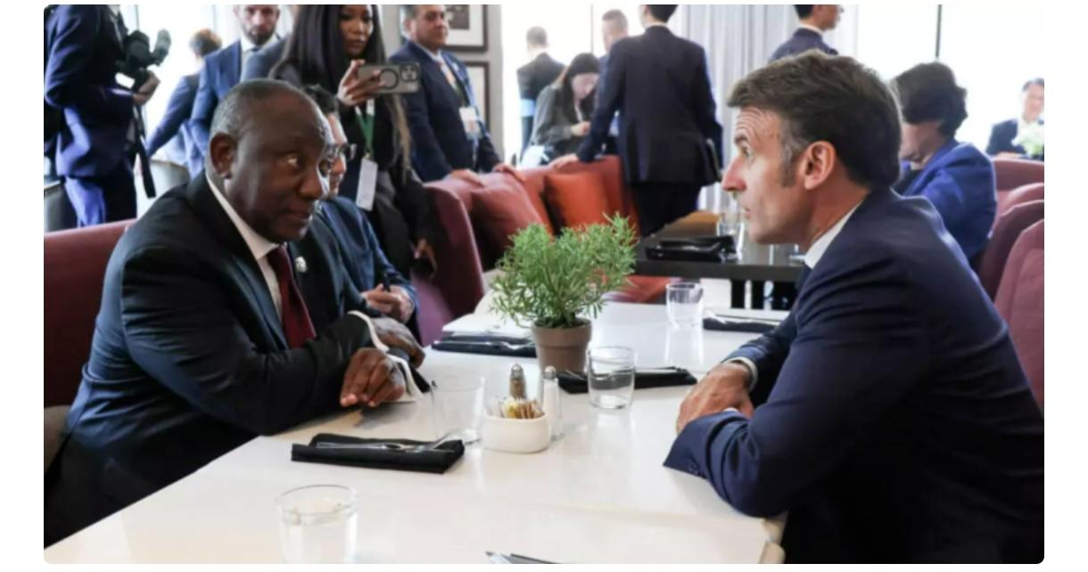 法国迫于美国压力将南非排除G7峰会邀请名单之外。
    其实，这有什么呢，不参