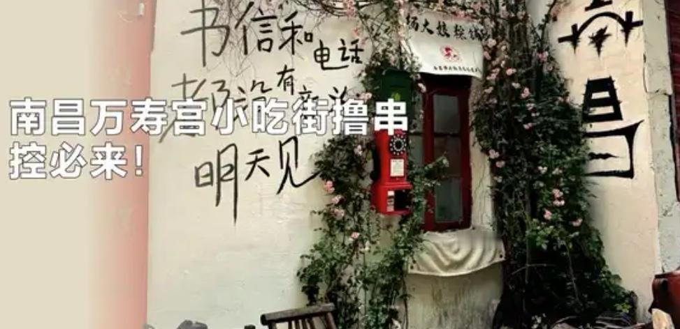 南昌万寿宫偶遇一米烤串，15元满是肉却只能望串兴叹！
 
逛南昌万寿宫小吃街时，