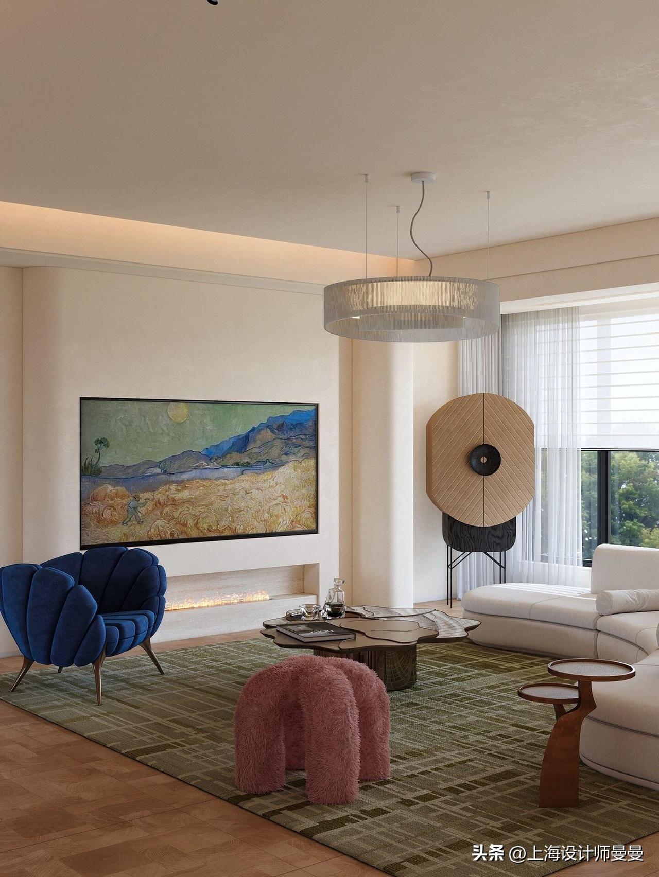 138m²现代混搭客餐厅 |不被定义的家🏠
上海138㎡混搭奶油侘寂｜24.8