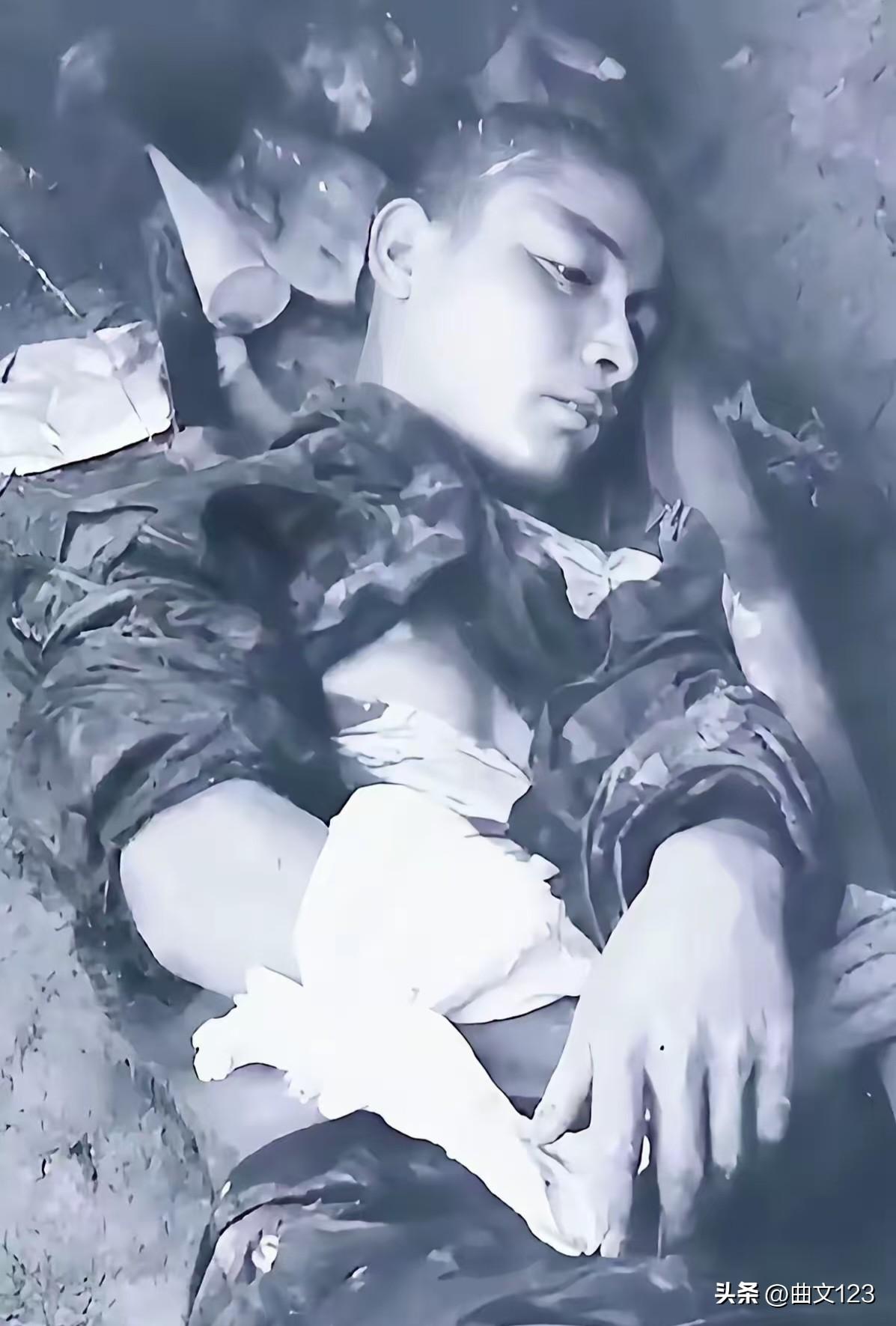 他一个人连续炸掉敌人的两个暗堡，当场击毙敌人 4 名，然后他自己身受重伤，全身嵌