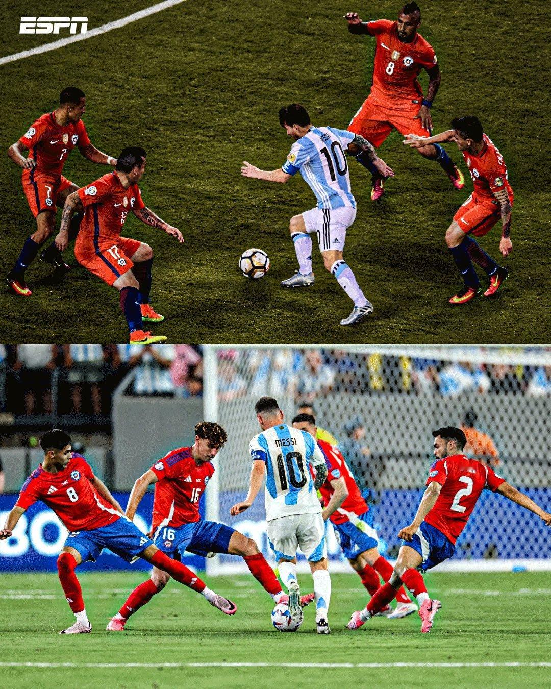 还是那个梅西[笑而不语]#梅西[超话]# #智利vs阿根廷# ​​​