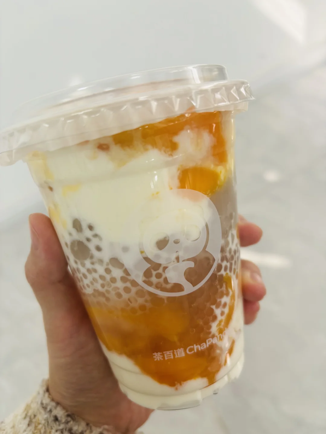 固体杨枝甘露，好扎实的一大杯