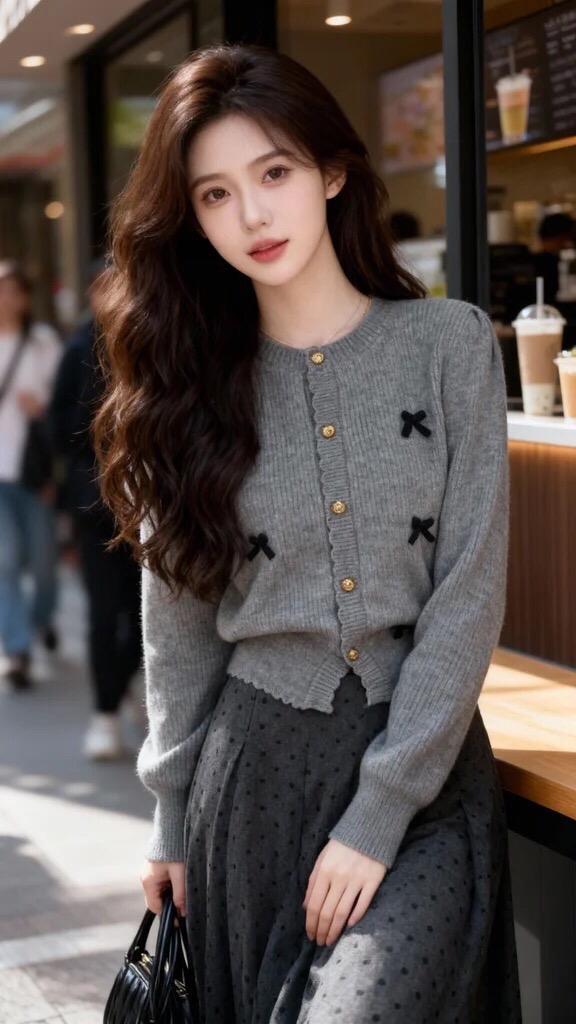 每日分享 街拍穿搭 韩风 甜美风 这也太好看了