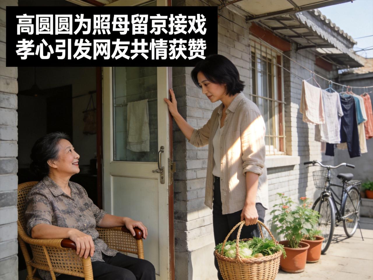 高圆圆因为“为照顾母亲，接戏尽量不离开北京”这件事，引起了很多人的讨论。其实大家