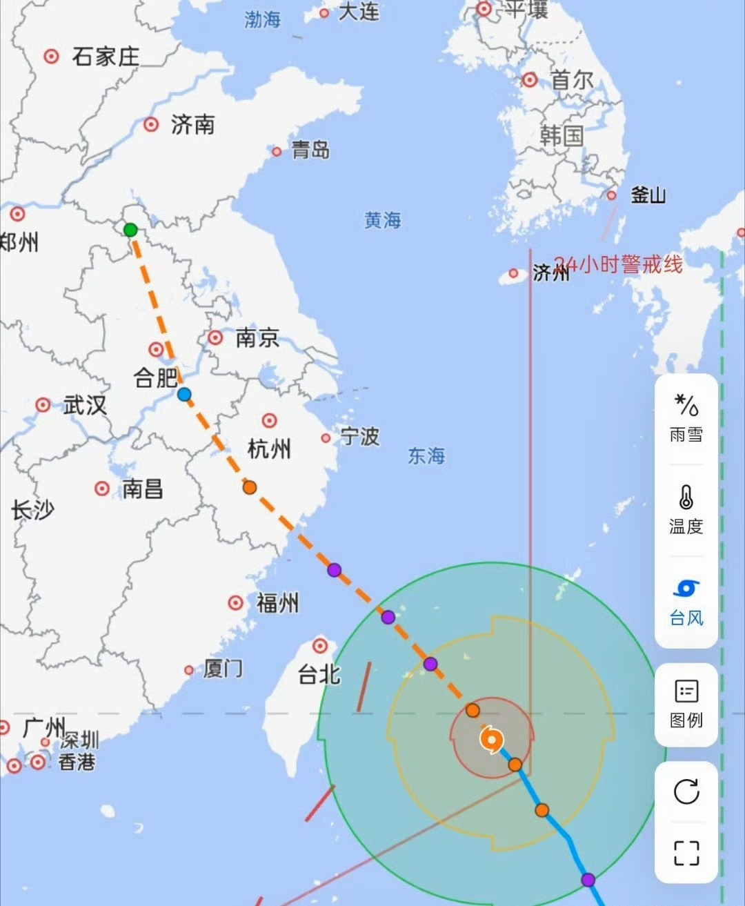 台风巴威位置已经见识过台风的威力了，希望大家都平安，提前囤点物资吧。这种天气非不