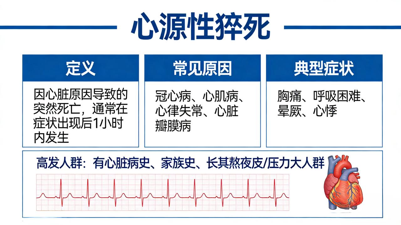 不看不知道，一看吓一跳，原来心源性猝死每年要走掉54万多人，每天1500人，差不