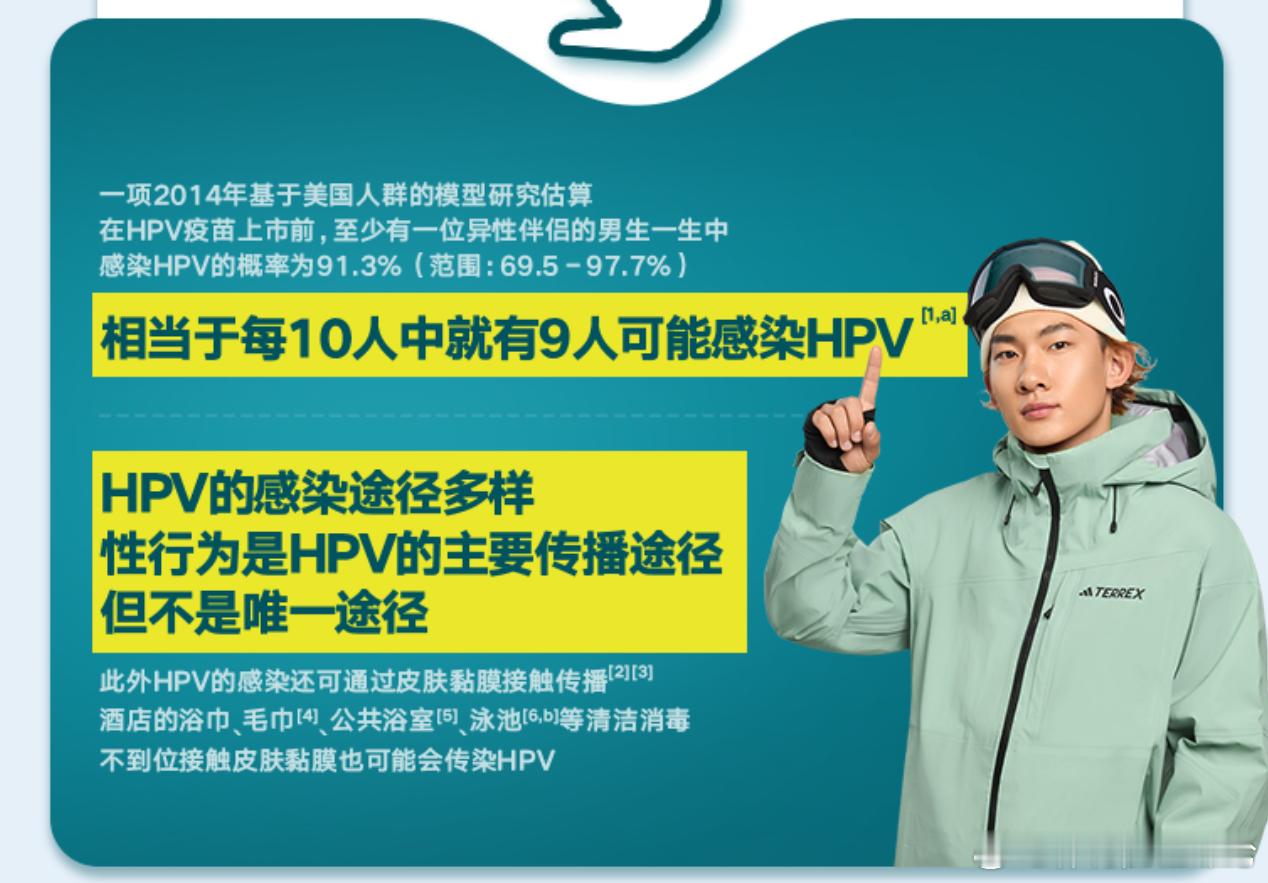 男生可以接种HPV疫苗 和苏翊鸣一起守护健康很多人可能觉得HPV离自己很远，尤其