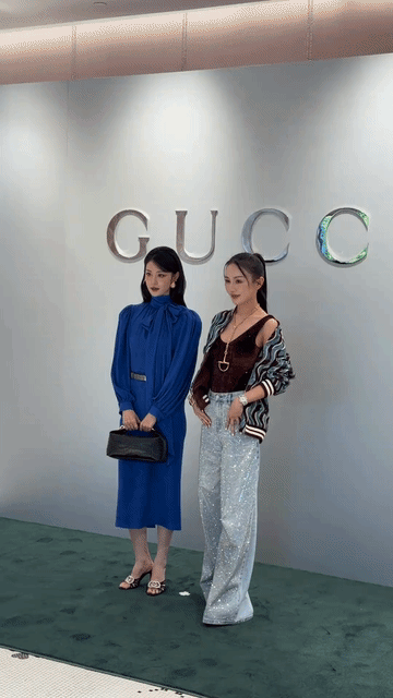 尽管这个网红穿的Blingbling，还是第一眼被王楚然吸引，其实，这个网红姐姐