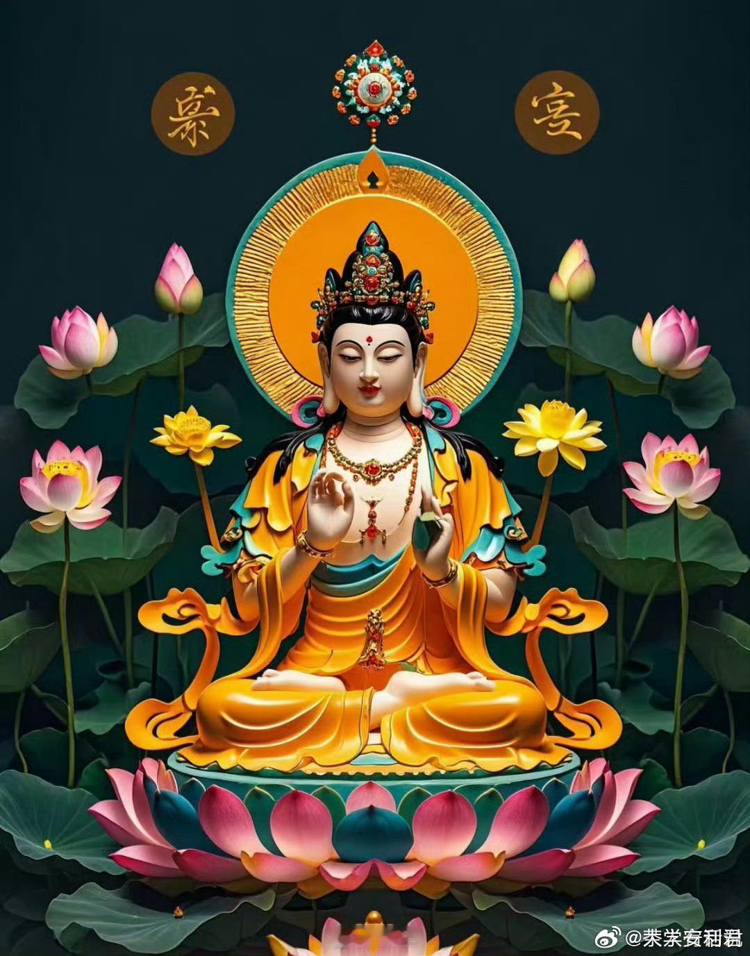 遇见文殊菩萨，一定要许愿点赞，有求必应！ ​ ​​​