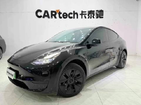 【可分期可置换】2024年特斯拉Model Y标准续航后轮驱动版、本地一手、全车原版原漆、多色氛围灯