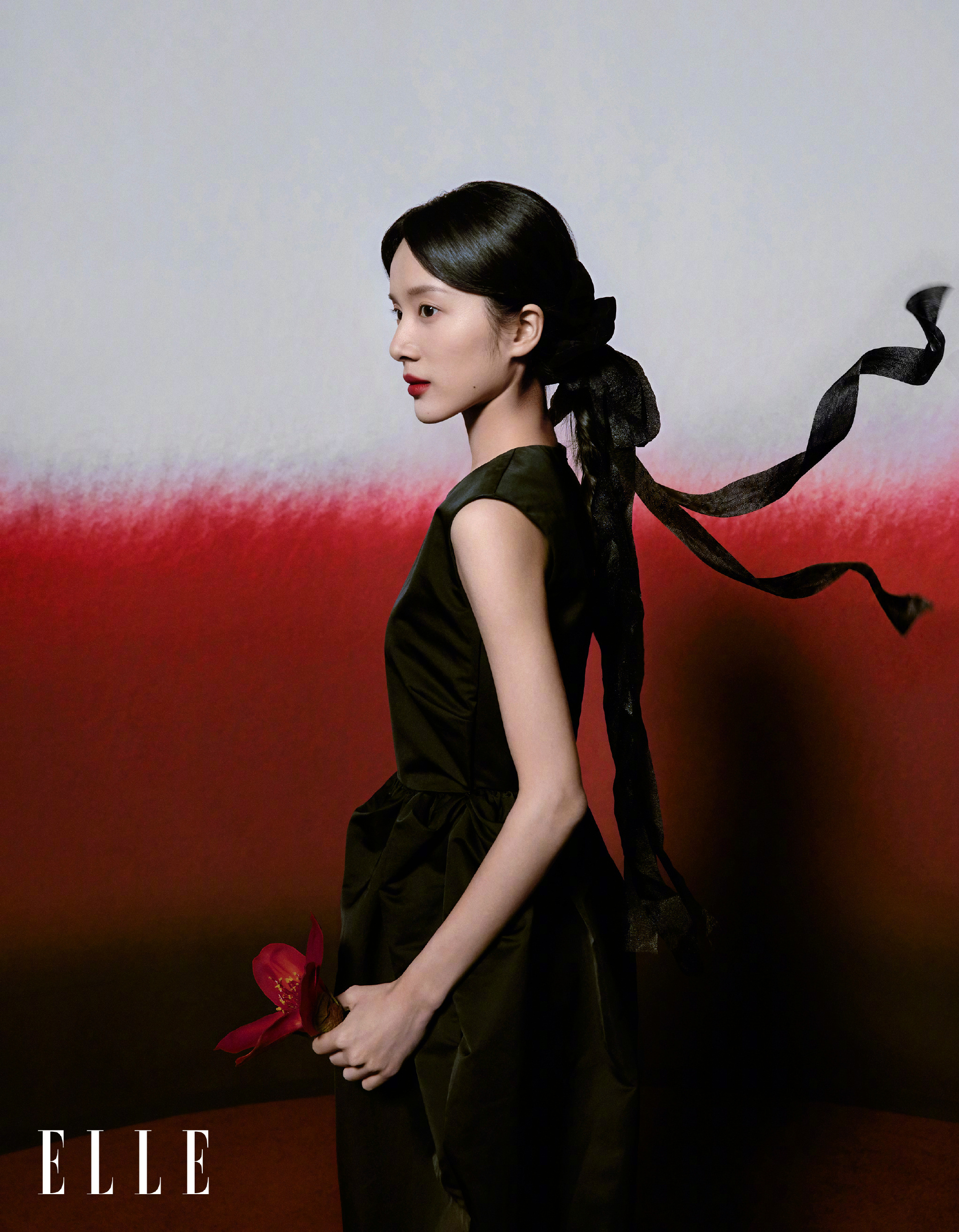 以美为引，循中国传统五色基调，汲取电影与诗词之意境李思潼东方之美ELLE大片摄影