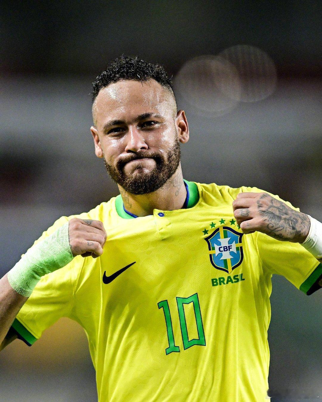 【还有机会】巴西国家队主教练安切洛蒂表示只要34岁的内马尔达成100%状态，就能