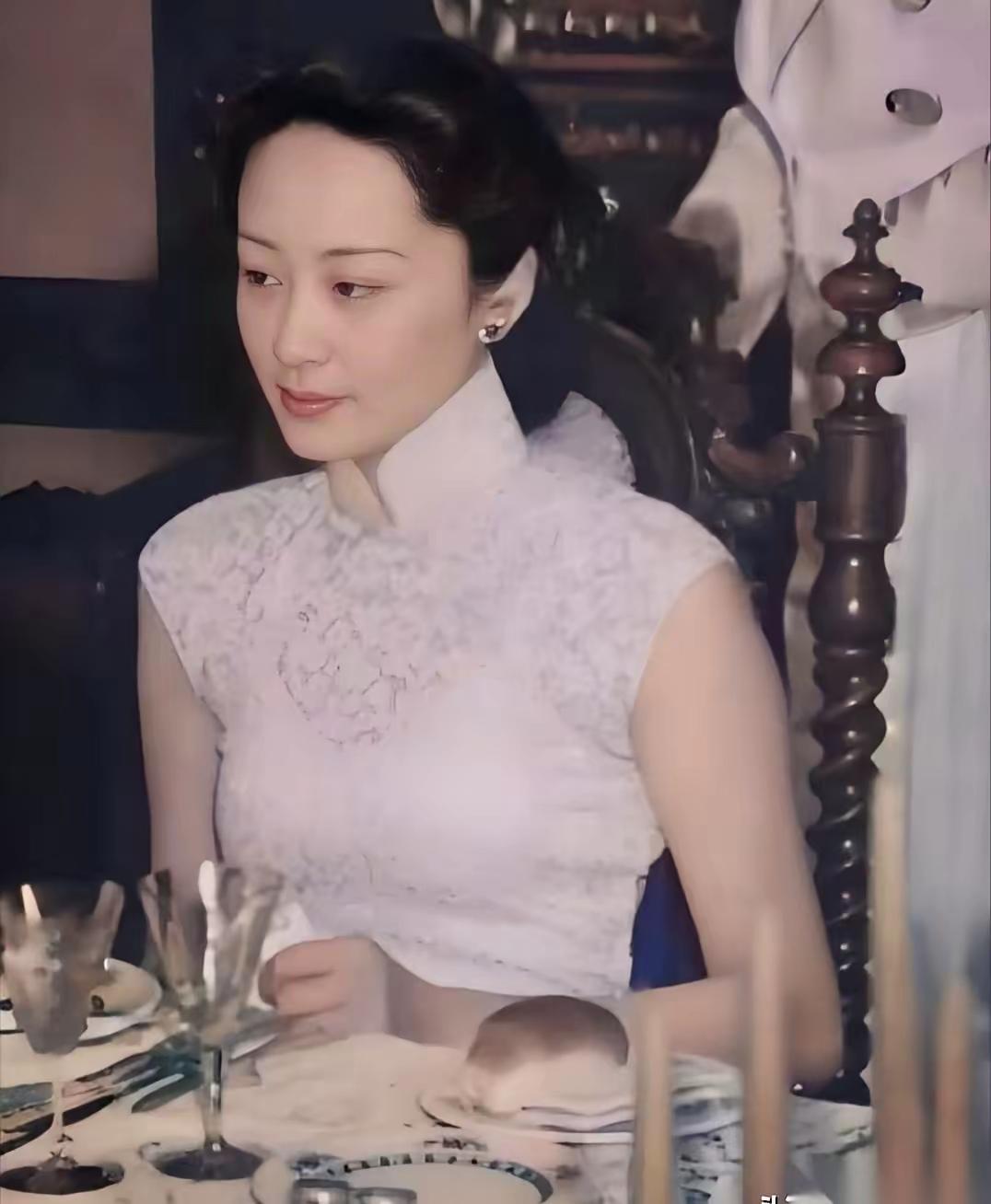 宋子文的老婆，第一眼感觉这种女人生来不是吃苦的，而现实确实是。
在民国时期，多少