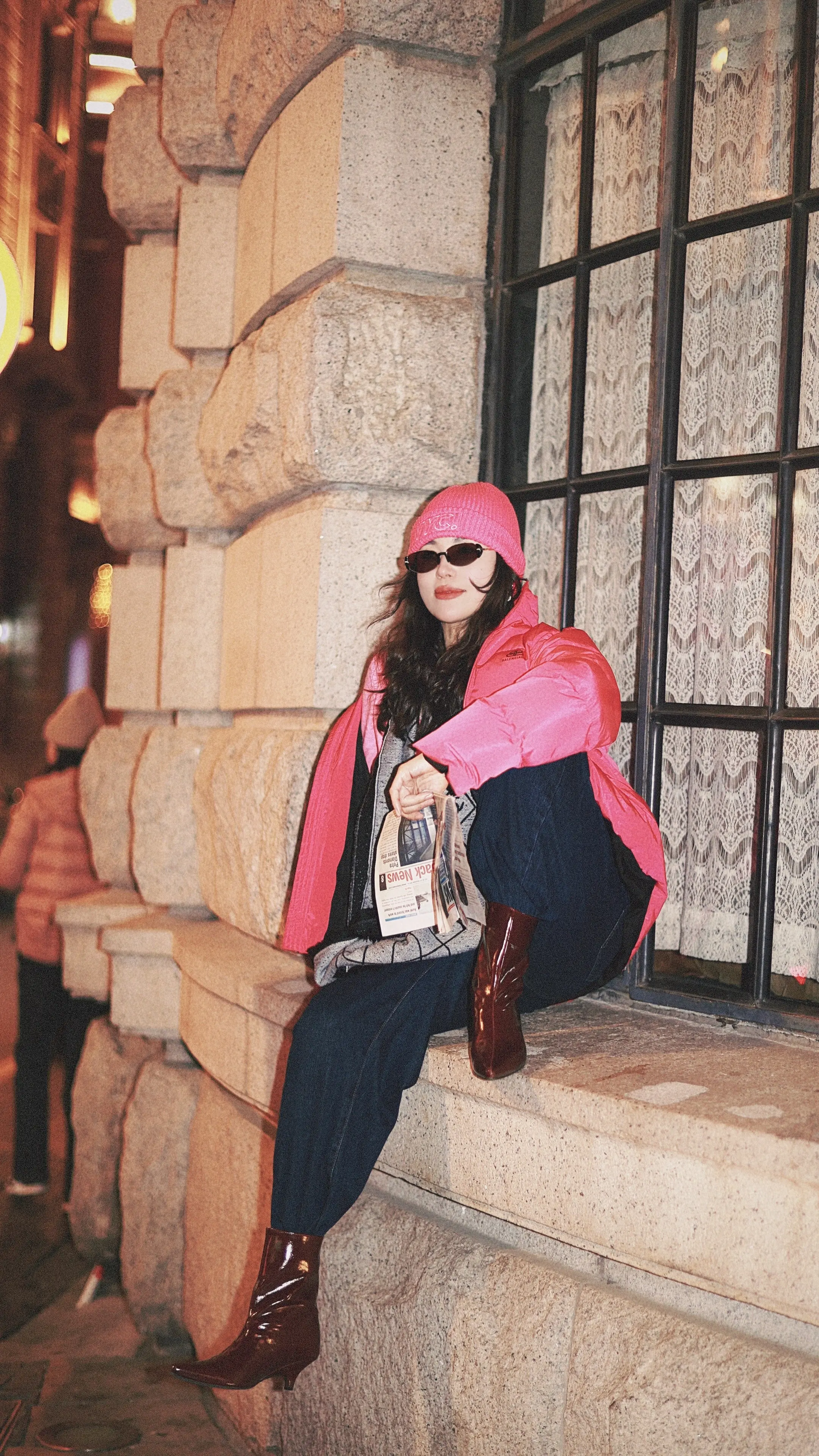 藏装show 古着穿搭也太出片了  拍出电影感 自由感拍照