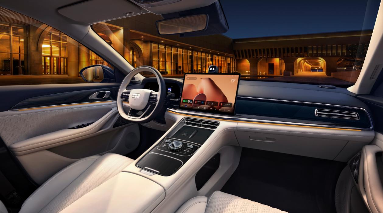 吉利银河星耀7官图曝光，零百加速5.4s、4驱、H3方案、2L级油耗、新1代豪华