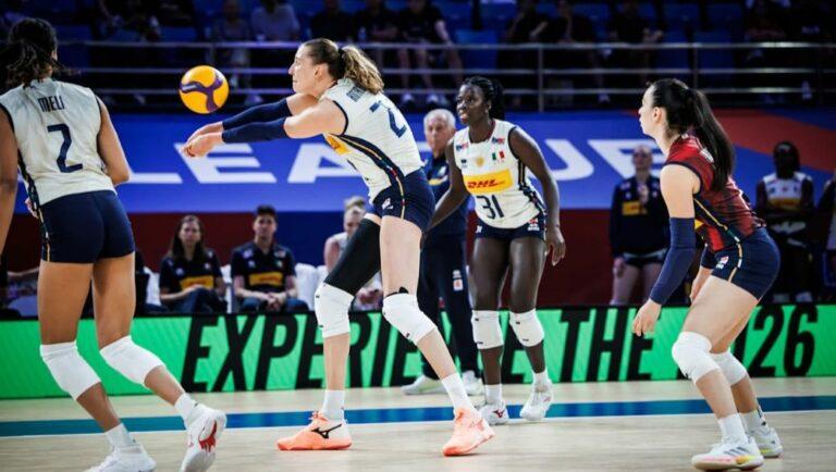 2026 女排世联赛（VNL）第二周：意大利直落三局战胜捷克

意媒：意大利克服