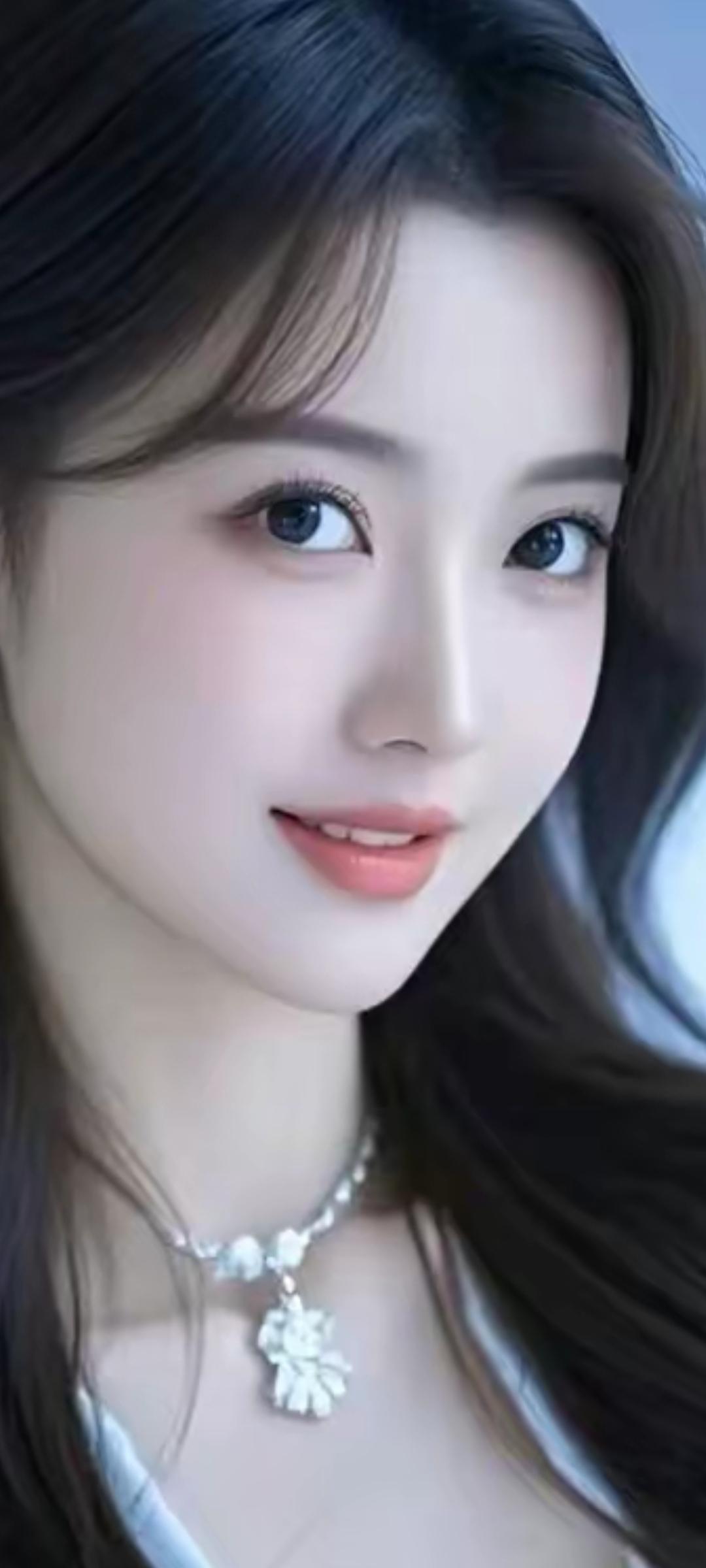 温柔甜美的微笑，宛如冬日里的暖阳。🌞💖