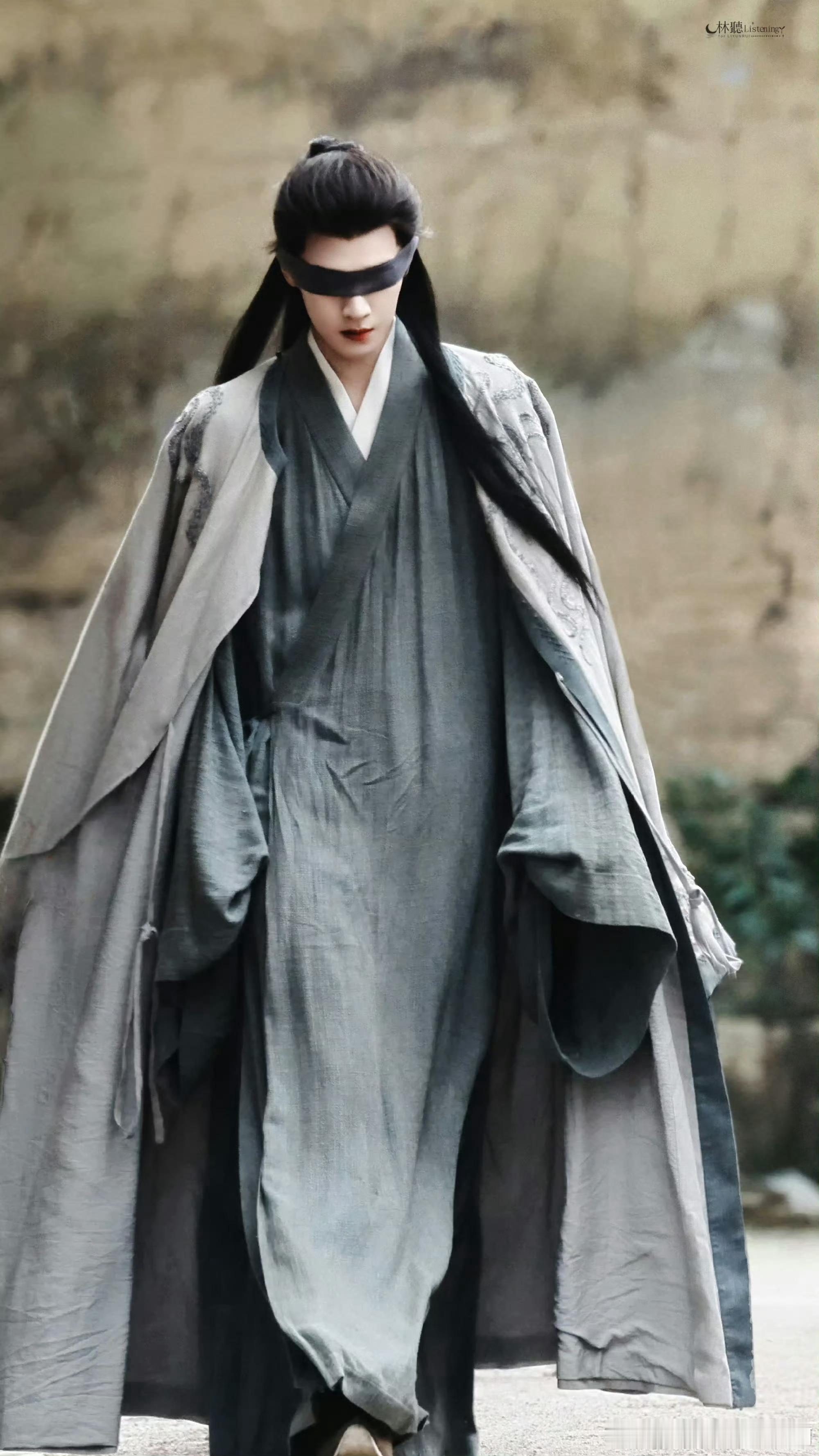 李昀锐《尚公主》蒙眼造型路透 帅的好超过！！ 