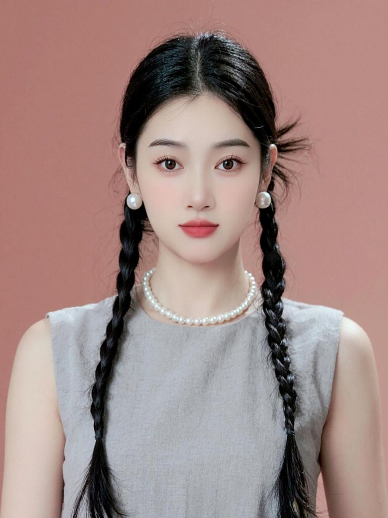 AI珍珠辫写真 抖音ai创作抖音玩法合伙人计划 双马尾跳皮筋 推 @D0U十小助