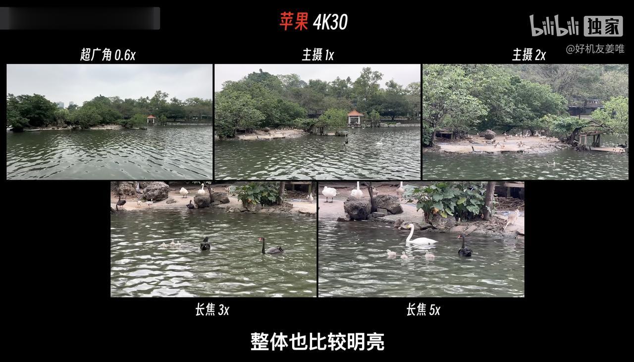 都说iPhone拍视频的效果很好，那么对比1英寸大底主摄的三款国产旗舰来说，还有