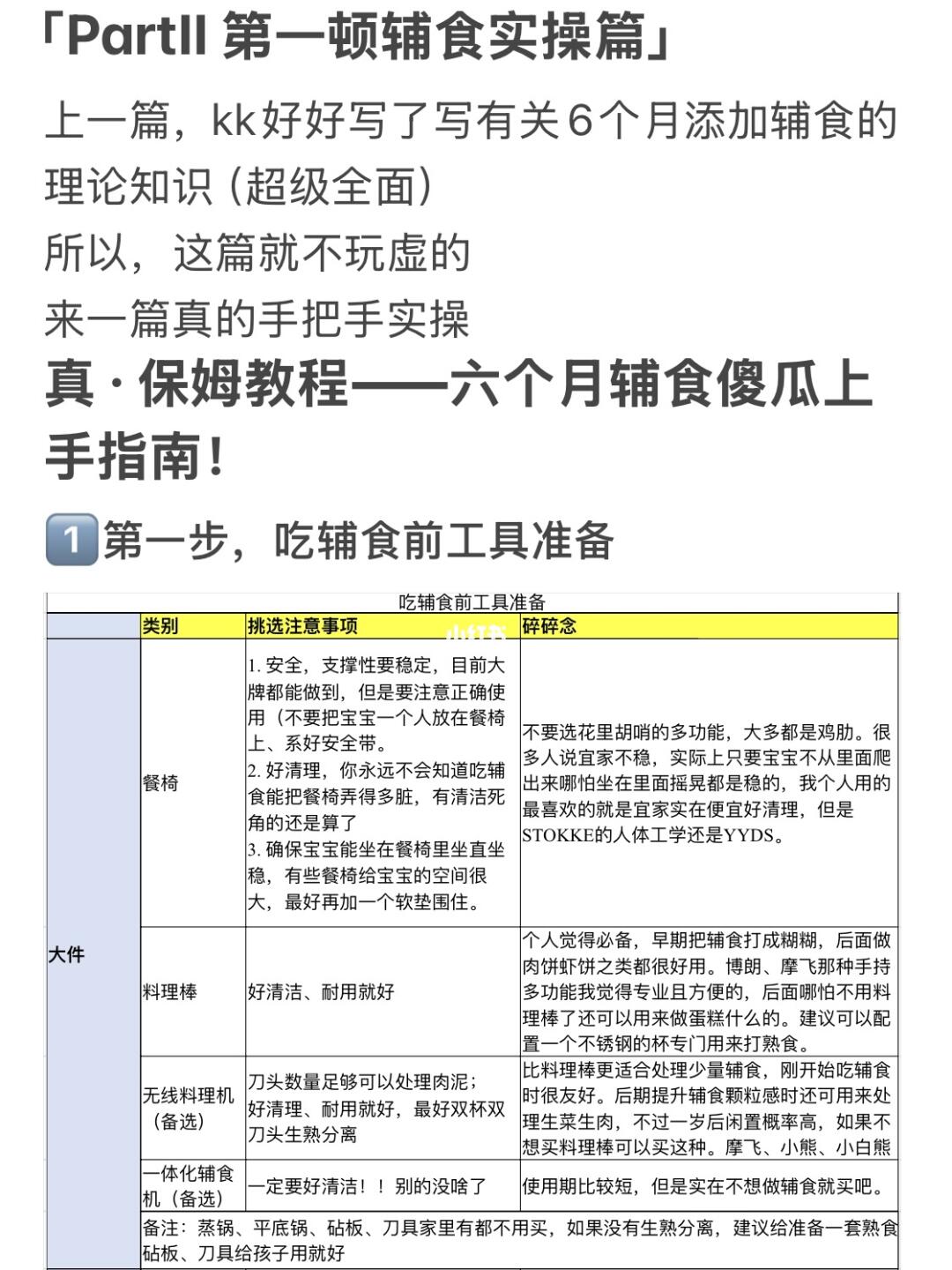 挑战全网最全面的6 个月辅食添加系列（无广