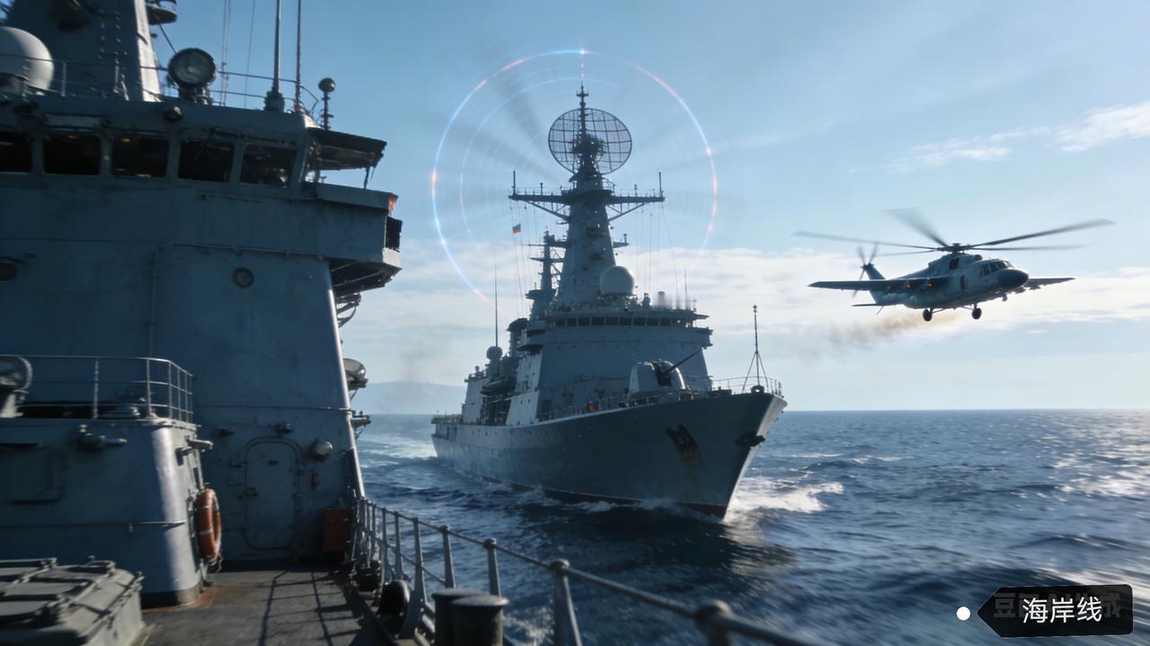 俄太平洋舰队反潜演练！舰机协同锁定假想敌，远东海防亮肌肉
 
俄太平洋舰队“特里