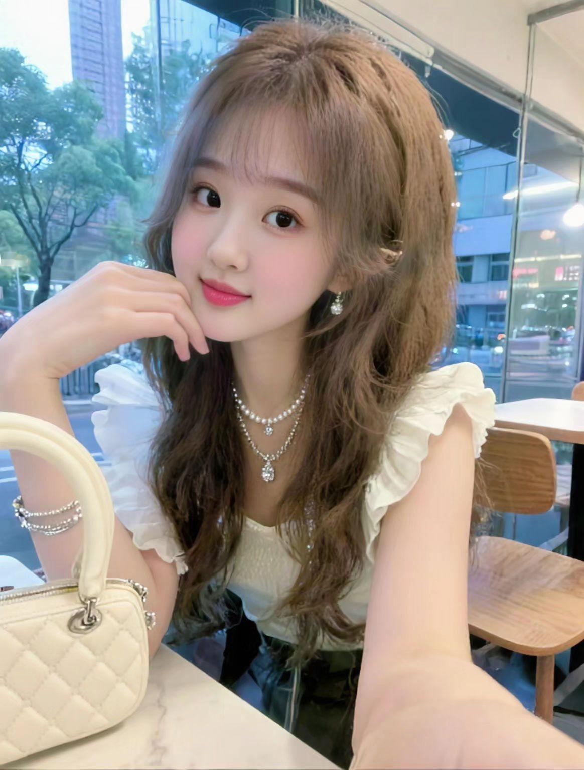 甜甜的微笑送给你