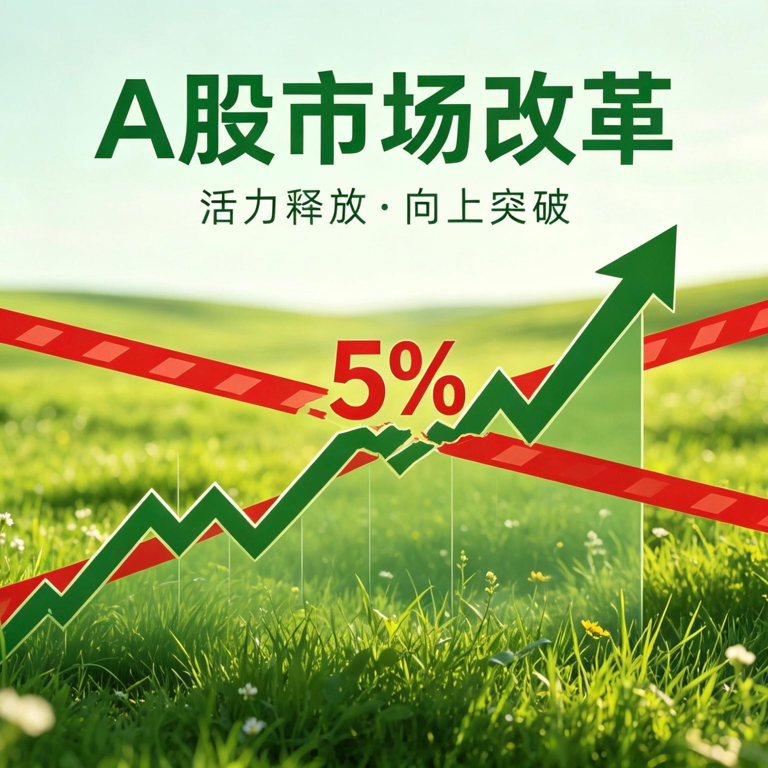 a股将取消5%涨跌停板此次规则优化是A股市场化改革的重要一步，统一主板交易机制，