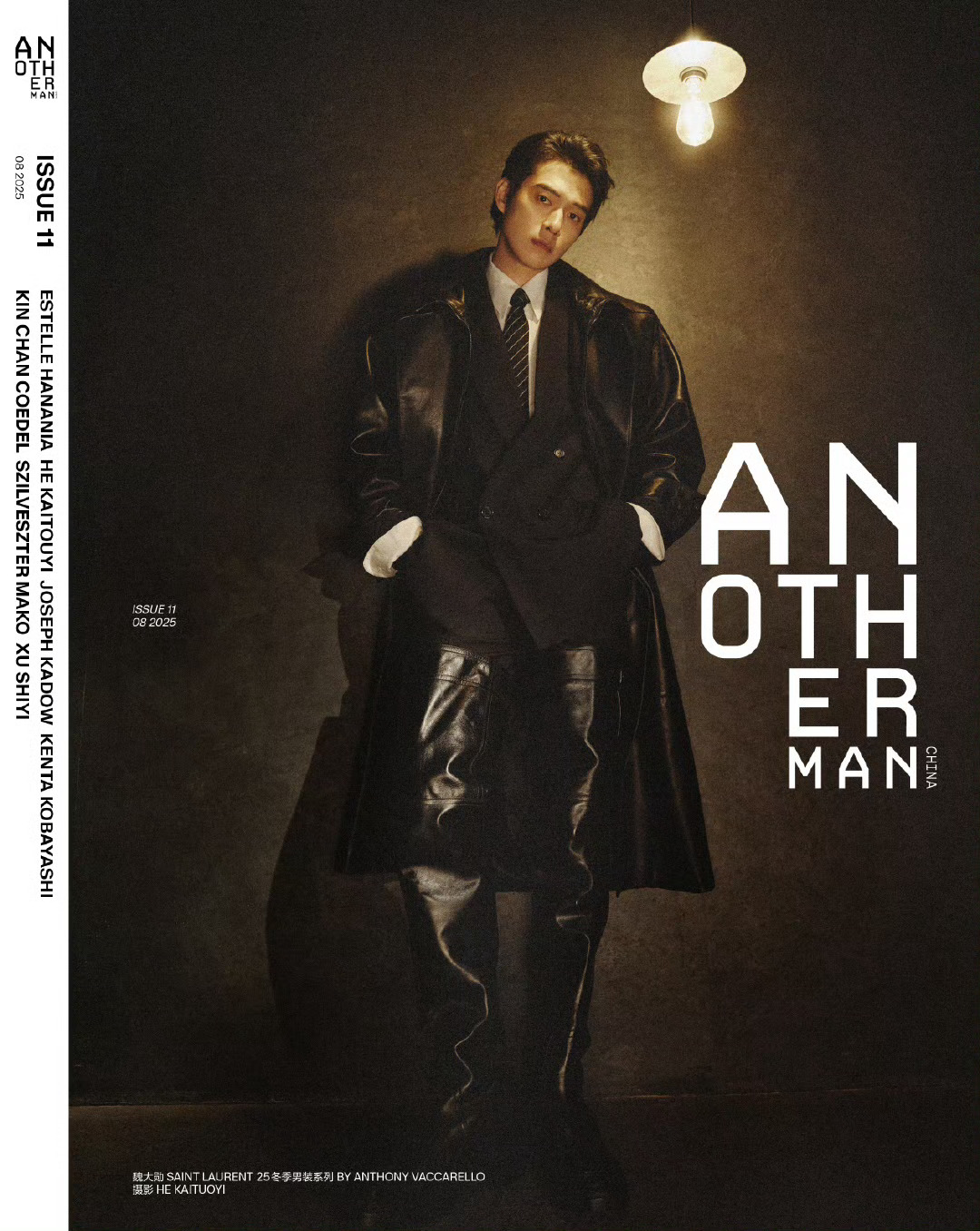 魏大勋 x Another Man Issue 11这组封面大片拍得精彩，暗室一