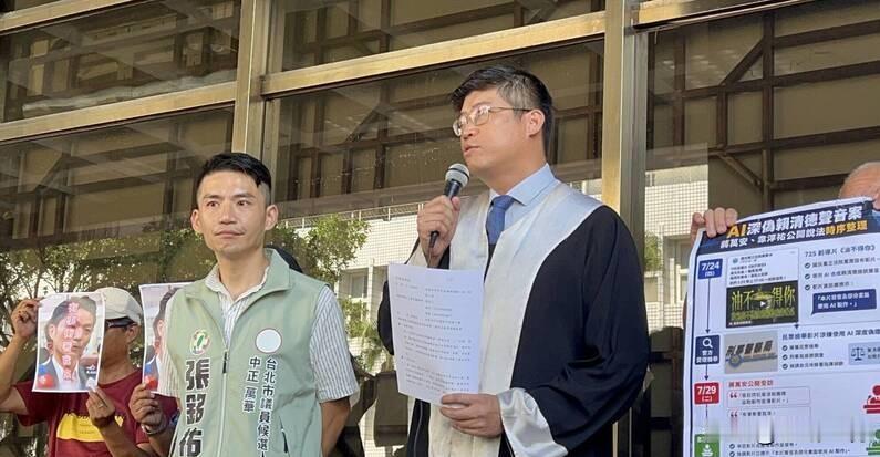 声援韦淳祐  蒋万安遭绿营提告

国民党新媒体部前主任韦淳祐创作“油不得你”宣传