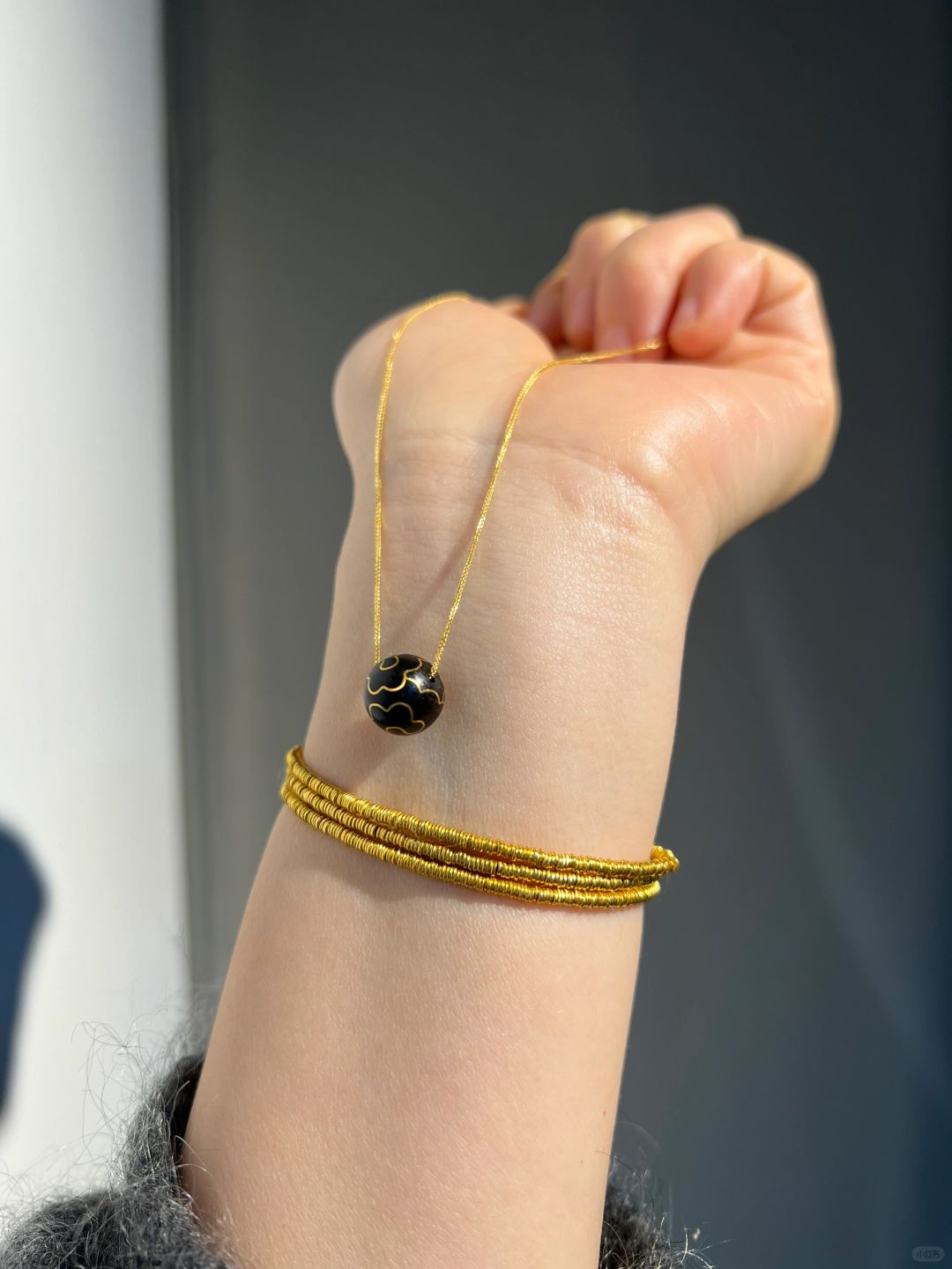 沉香错金珠珠到货啦，精致的＂掌上明珠＂❤️