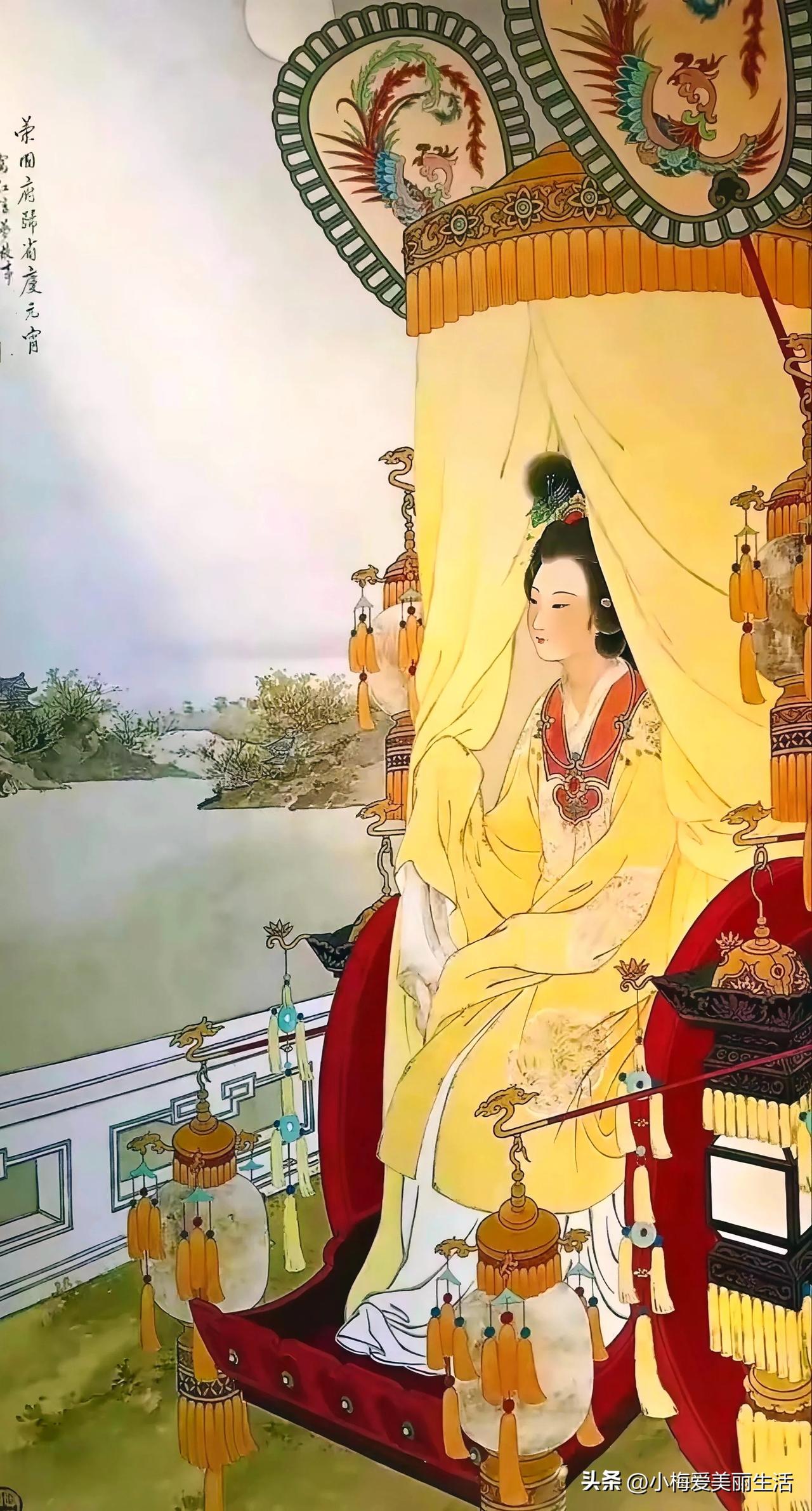 曲径通幽处，佳人倚栏时。