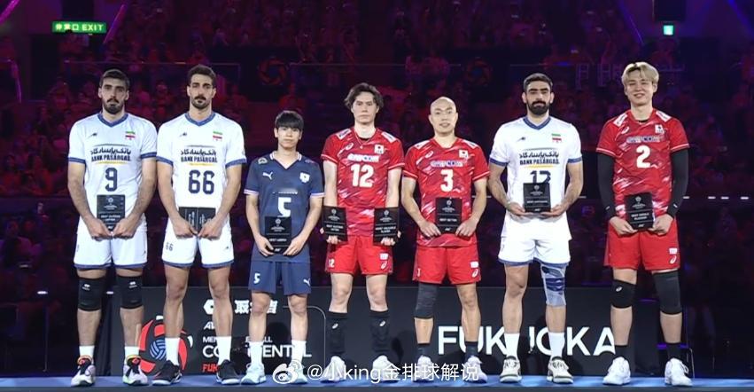 2026男排亚锦赛 最佳阵容。高桥兰mvp。 ​​​