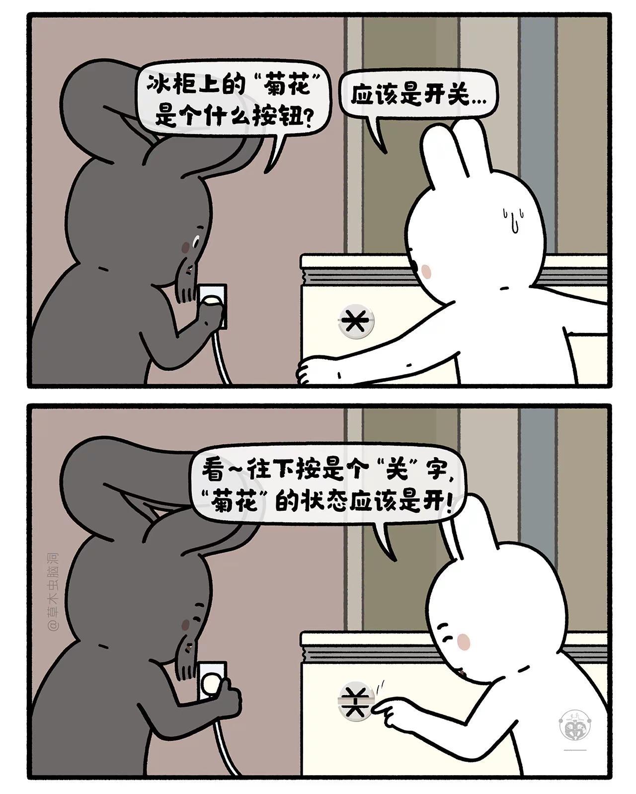 冰柜开关。嫦娥打工兔 第九三〇集