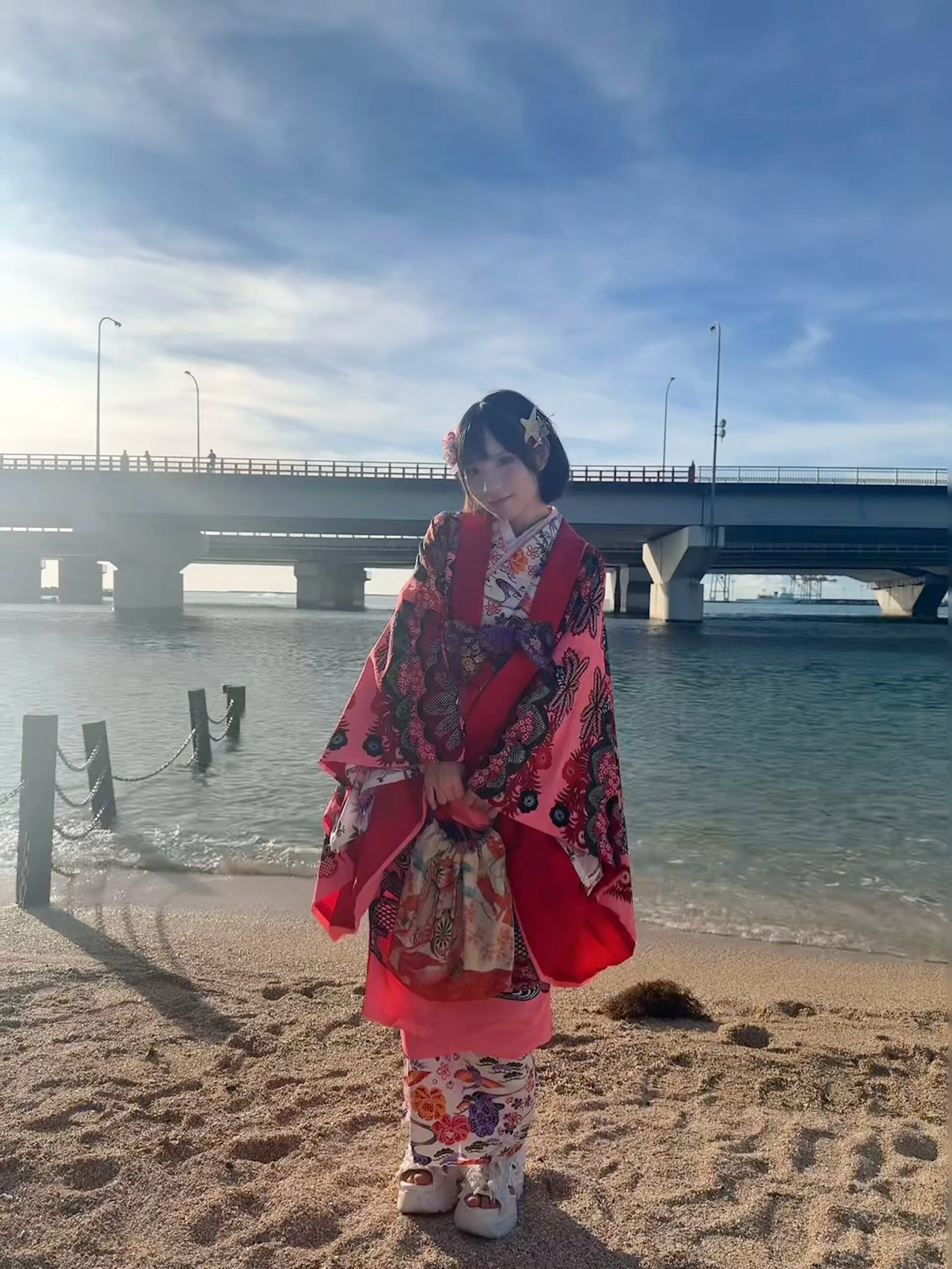 Day2要燃尽了🌊好喜欢琉球服，像小金鱼 ​​​