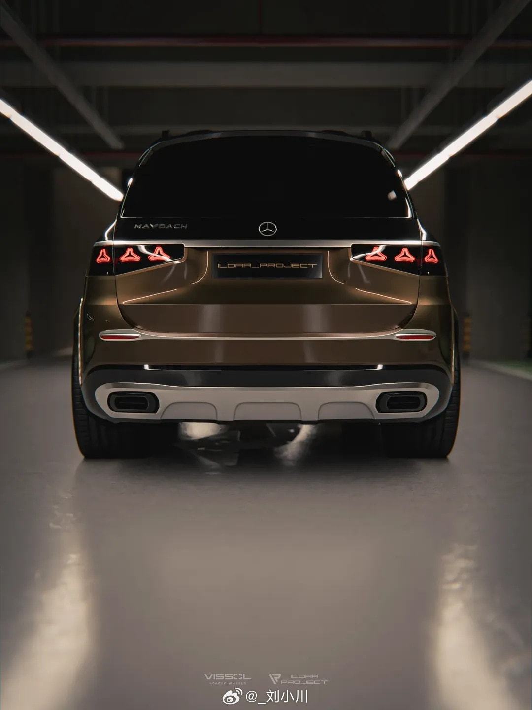 中期改款迈巴赫GLS 600渲染图 【新车渲染】中期改款迈巴赫GLS 600渲染