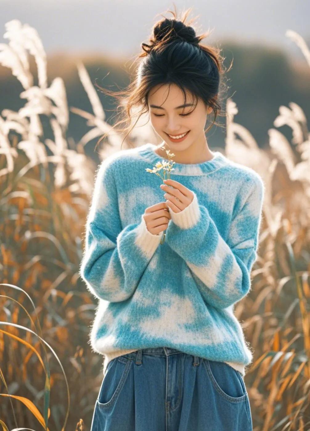 春风吹起#青春年华#秋天的美女佳人#活力满满 #婀娜多姿佳人#