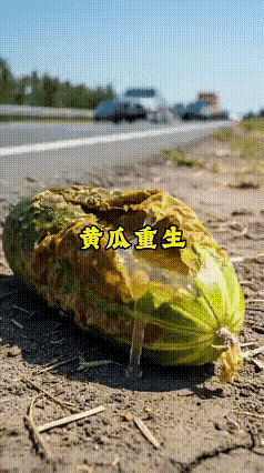黄瓜从枯萎到重生，诠释了生生不息的生命轮回。凡尘俗世间，不以己悲不以物喜，遵循自