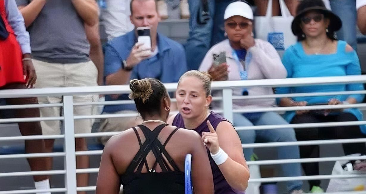 奥斯塔彭科逆转鲍里妮的关键是什么圆圆：我就是使劲抡，没别的[害羞][害羞]