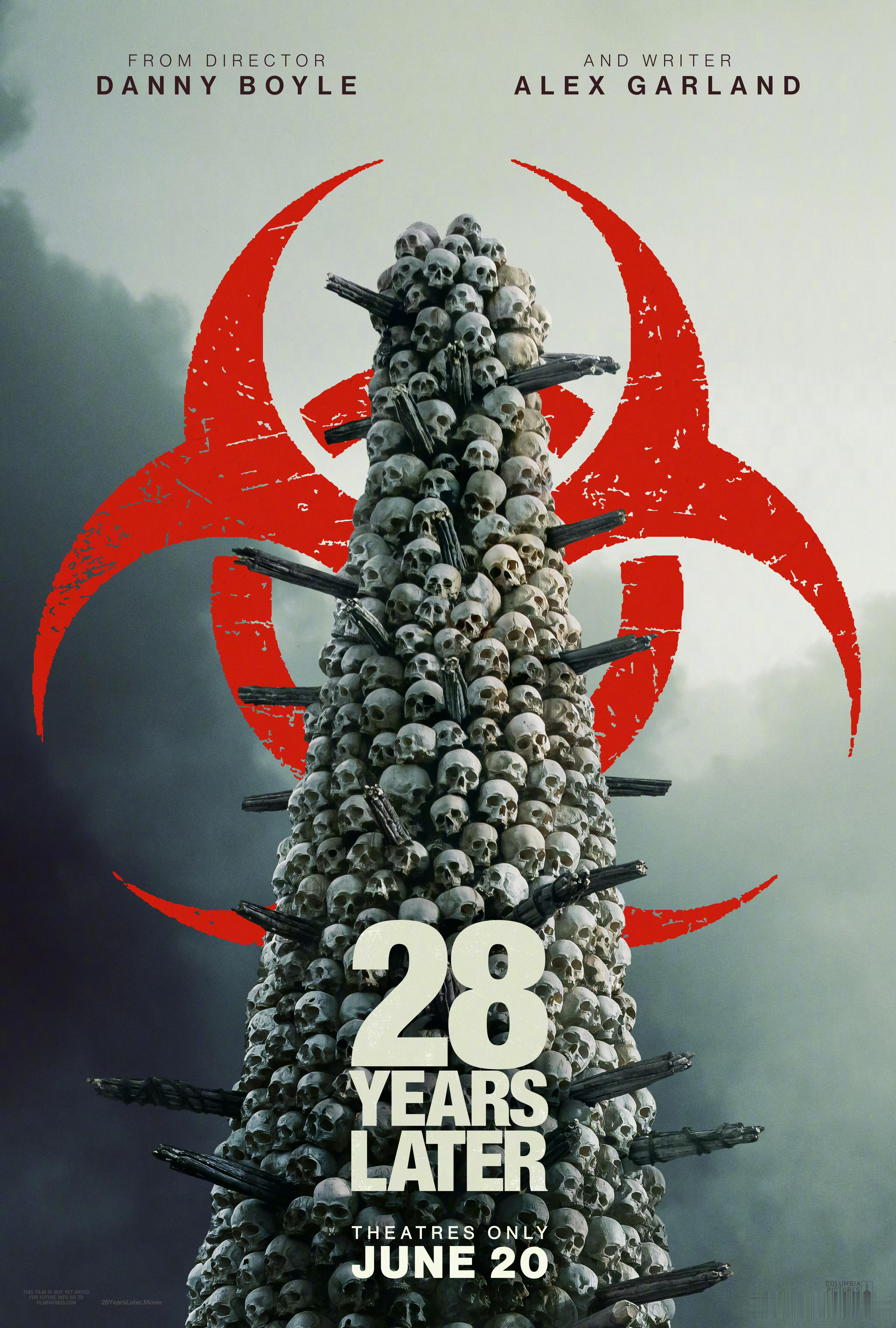丹尼·博伊尔新作《惊变28年》发布全新海报，北美定档6.20上映： ​​​